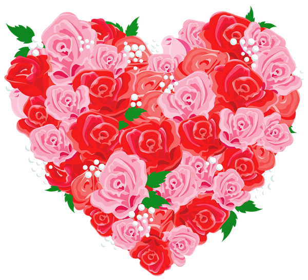 This png image - Deco Rose Heart PNG Clipart Picture, is available for free download