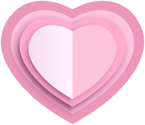 This png image - Decorative Heart PNG Pink Clipart, is available for free download