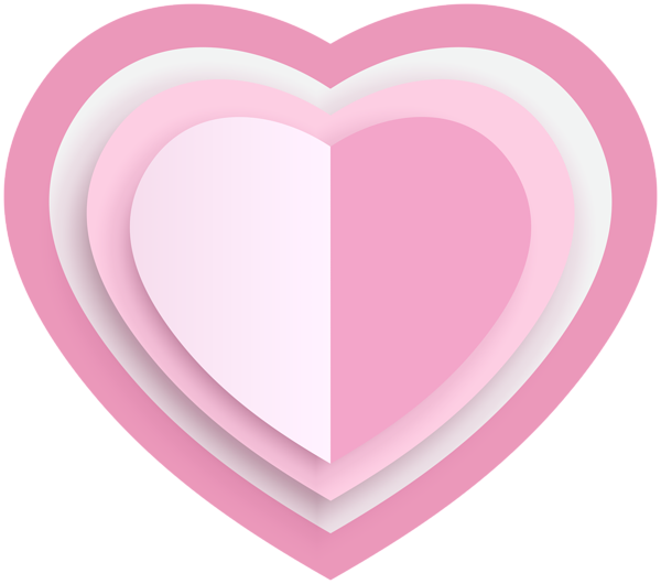 This png image - Decorative Heart Pink PNG Clipart, is available for free download