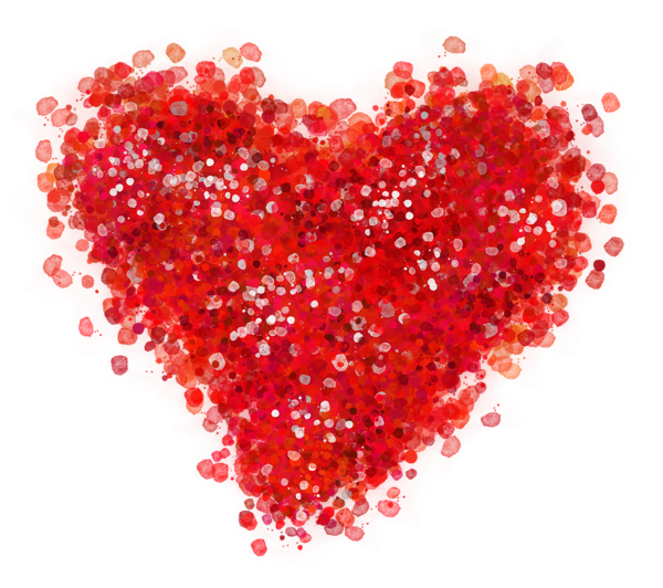 This png image - Decorative Red Heart PNG Clipart Picture, is available for free download