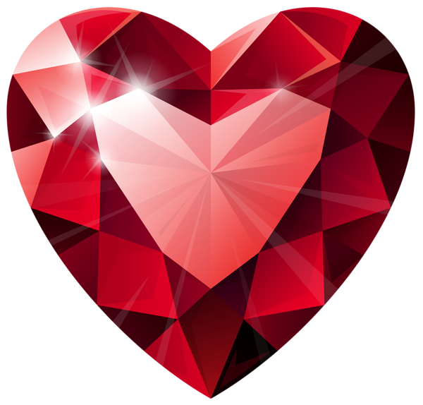 This png image - Diamond Heart Transparent PNG Clip Art Image, is available for free download