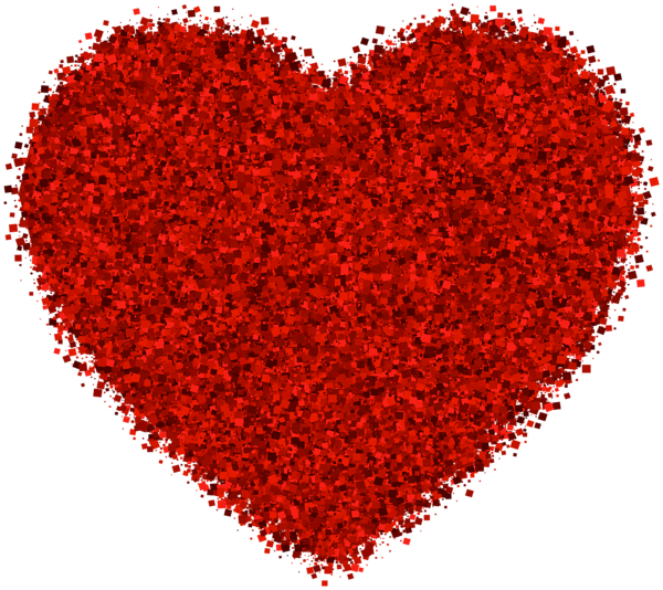 This png image - Glittering Heart PNG Clipart, is available for free download