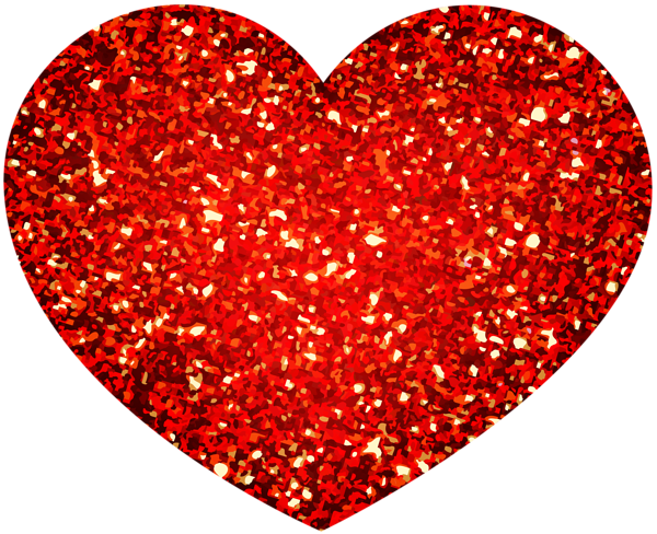 This png image - Glittering Heart Transparent PNG Clip Art Image, is available for free download