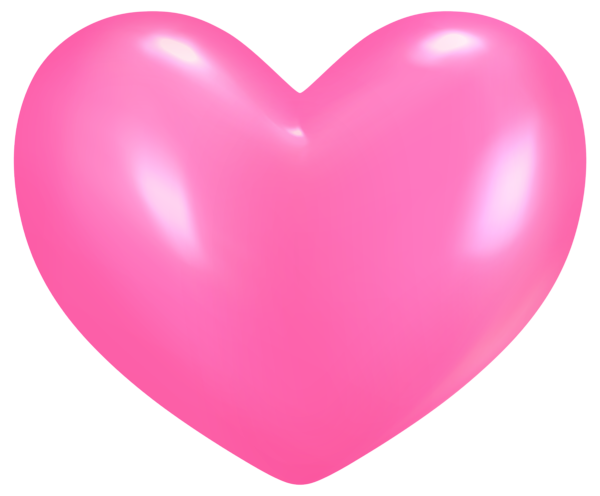 This png image - Glossy Heart Pink PNG Transparent Clipart, is available for free download