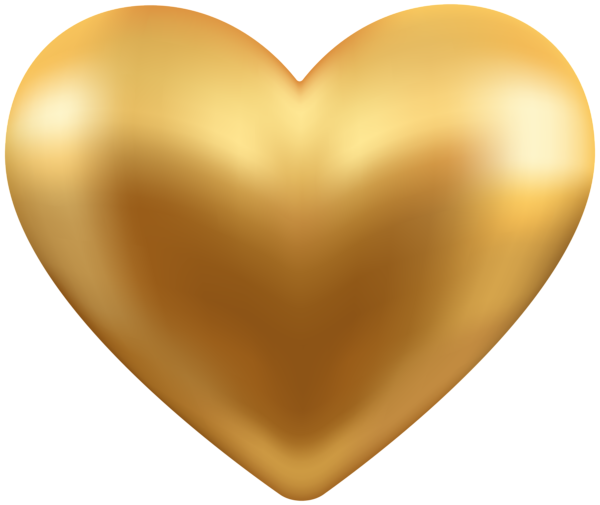 This png image - Gold Heart Transparent PNG Clip Art, is available for free download