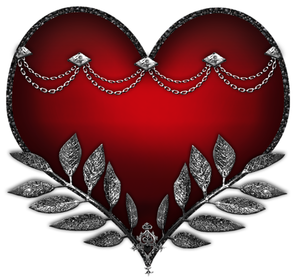 This png image - Hard Rock Style Heart Clipart, is available for free download