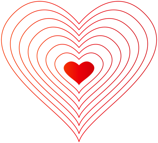 This png image - Heart Decorative Transparent Clip Art Image, is available for free download