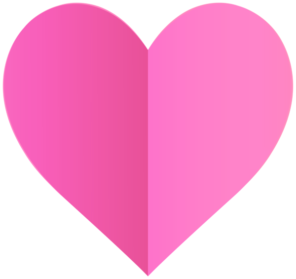 This png image - Heart Paper Pink PNG Transparent Clipart, is available for free download