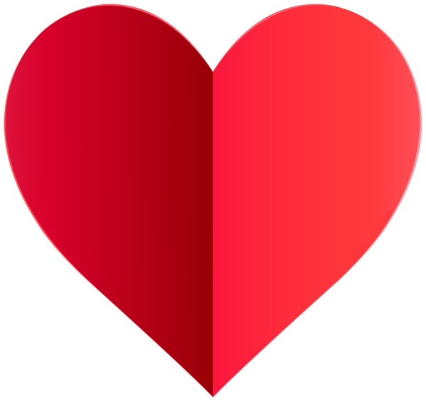This png image - Heart Paper Red PNG Transparent Clipart, is available for free download