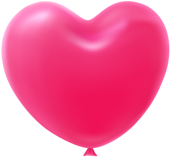 This png image - Heart Shape Balloon Pink Transparent Clip Art Image, is available for free download