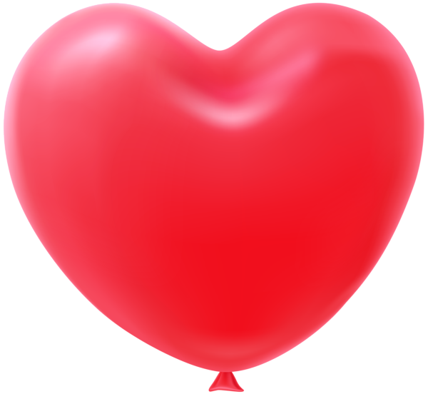 This png image - Heart Shape Balloon Red Transparent Clip Art Image, is available for free download