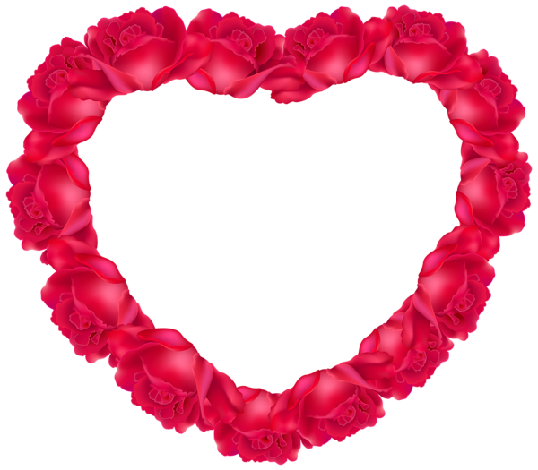 Heart of Roses PNG Clipart Image | Gallery Yopriceville - High-Quality Images and Transparent