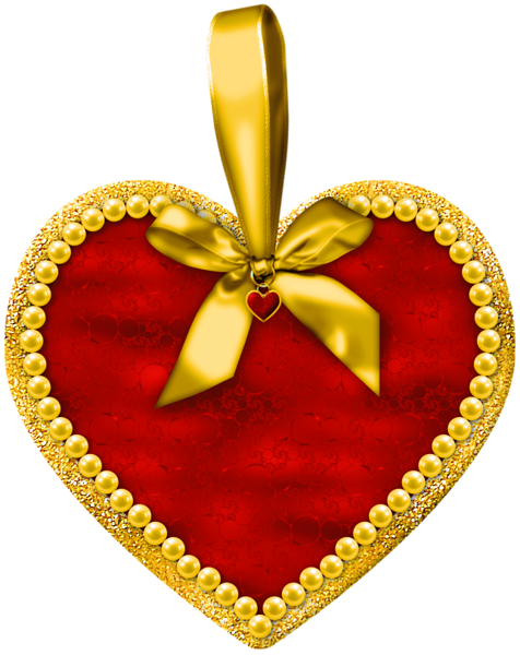 This png image - Heart with Bow PNG Clipart, is available for free download