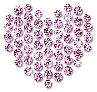 This png image - Heart with Pink Diamonds PNG Clipart, is available for free download