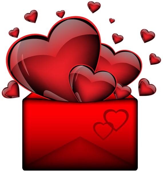 This png image - Hearts with Letter PNG Clipart, is available for free download