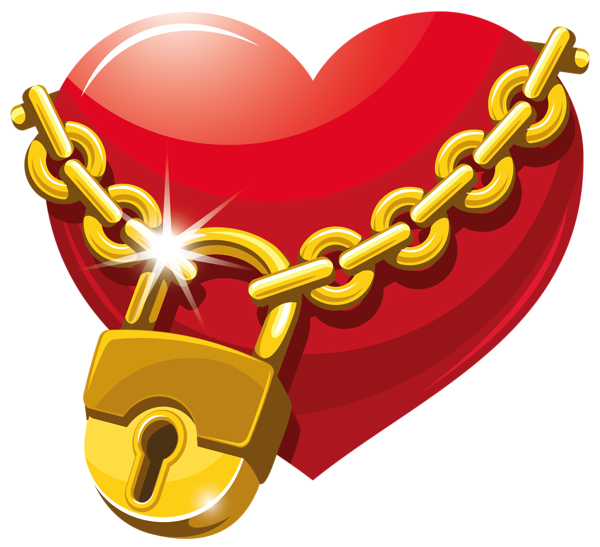 Locked Heart PNG Clipart | Gallery Yopriceville - High-Quality Images