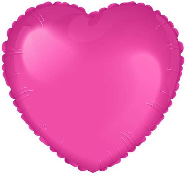 This png image - Pink Heart Balloon Style PNG Clipart, is available for free download