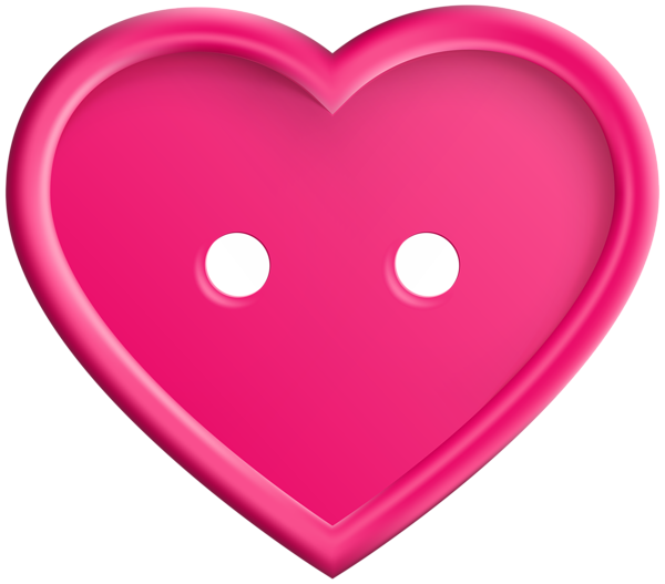 This png image - Pink Heart Button PNG Clip Art Image, is available for free download