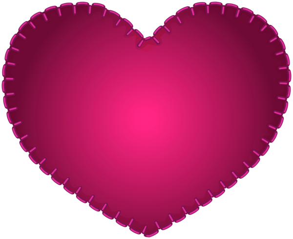 This png image - Pink Heart Sewing Style PNG Clipart, is available for free download