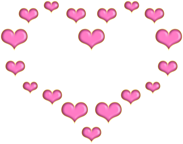 This png image - Pink Heart Shape from Hearts PNG Clipart, is available for free download