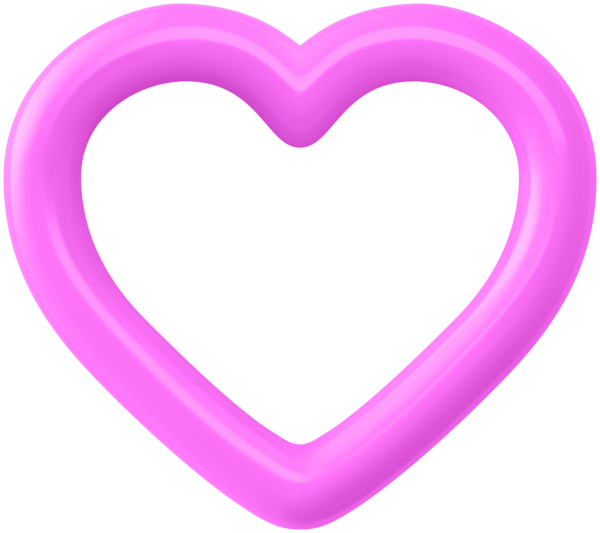 This png image - Pink Heart Shaped Frame Transparent Clipart, is available for free download