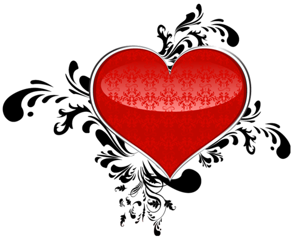 This png image - Red Art Heart PNG Clipart, is available for free download