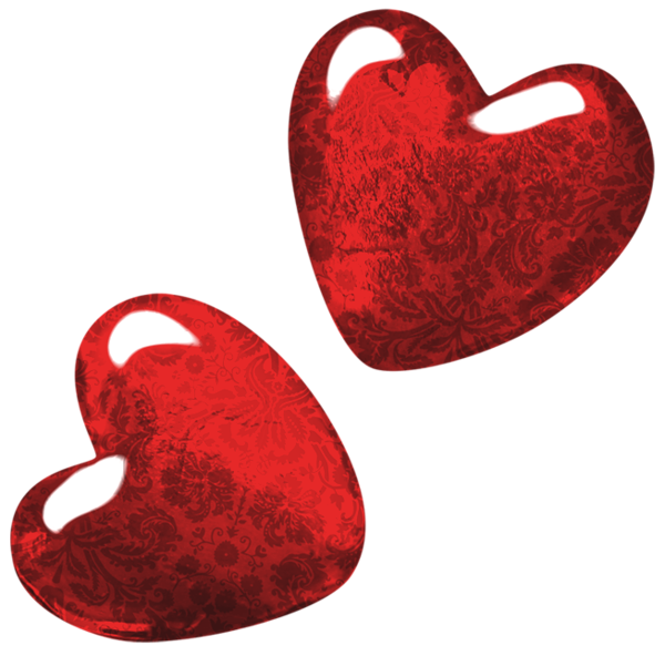 This png image - Red Art Hearts PNG Clipart Picture, is available for free download