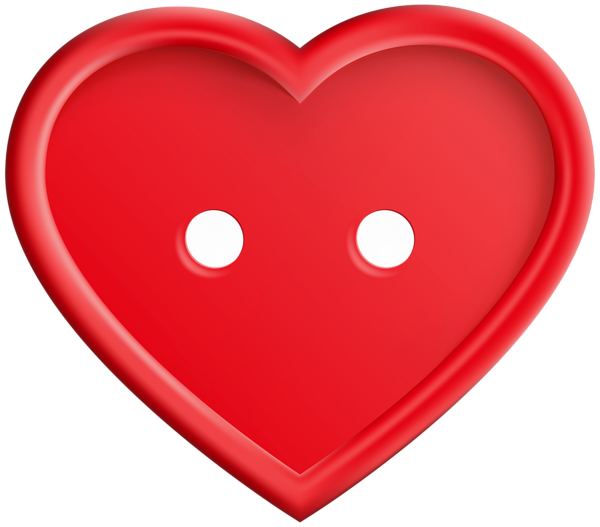 This png image - Red Heart Button PNG Clip Art Image, is available for free download