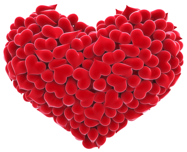 This png image - Red Heart of Hearts PNG Clipart, is available for free download
