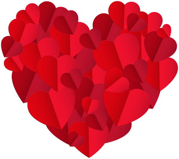 This png image - Red Heart of Hearts Transparent Clipart, is available for free download