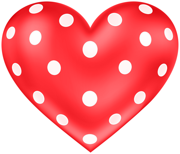 This png image - Red Heart with Dots PNG Clipart, is available for free download