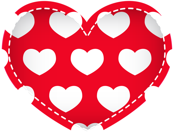 This png image - Red Heart with Hearts PNG Clip Art Image, is available for free download