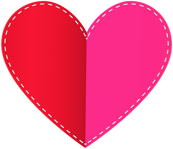 This png image - Red Pink Heart Romantic PNG Clipart, is available for free download