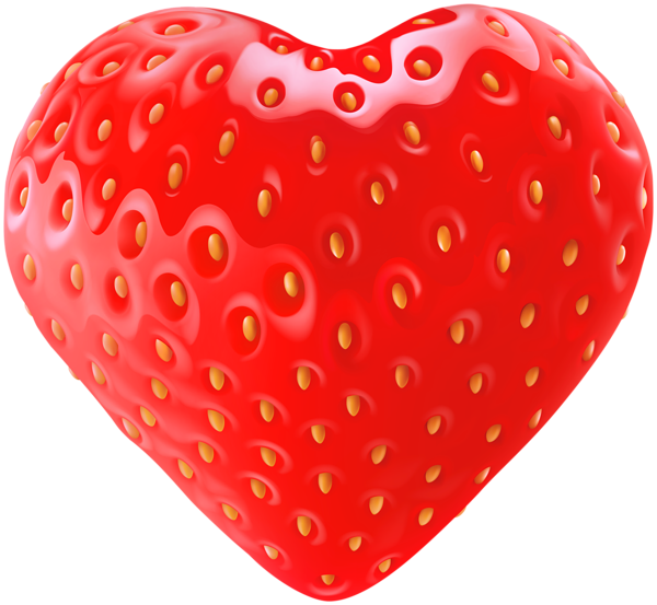 This png image - Strawberry Heart PNG Clipart, is available for free download