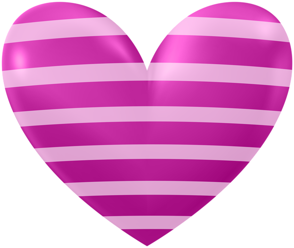 This png image - Striped Heart Transparent Clipart, is available for free download