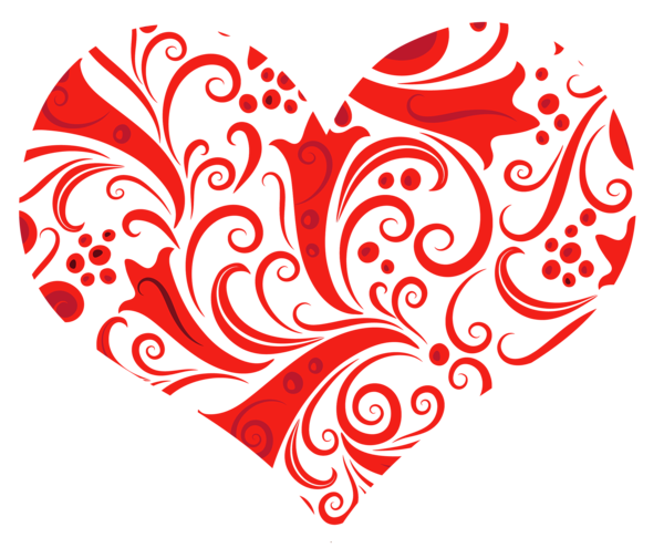 Transparent Heart Ornament PNG Clipart | Gallery Yopriceville - High ...