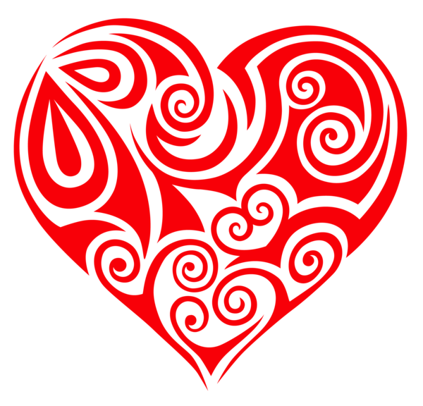 This png image - Transparent Ornament Heart PNG Clipart, is available for free download