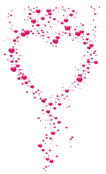 This png image - Transparent Pink Bubble Heart PNG Clipart, is available for free download
