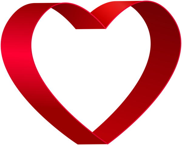 This png image - Transparent Red Heart Shape PNG Clip Art, is available for free download