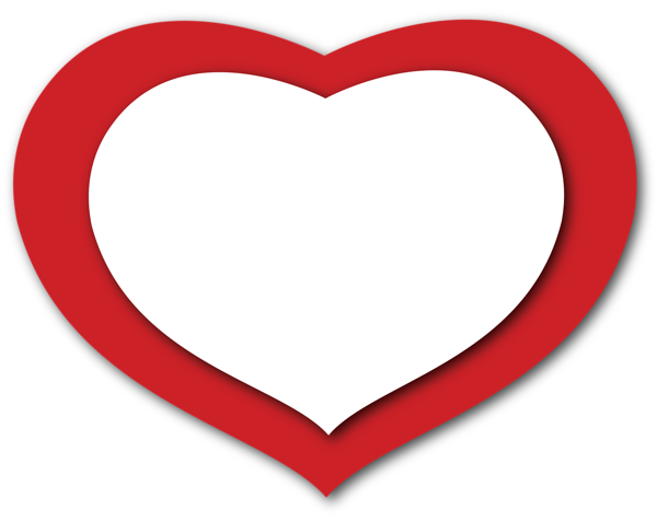 This png image - Transparent Red and White Heart PNG Clipart, is available for free download