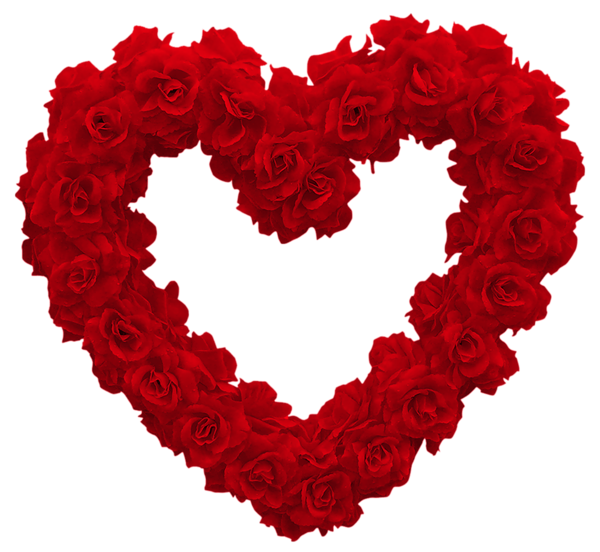 This png image - Transparent Rose Heart PNG Clipart Picture, is available for free download