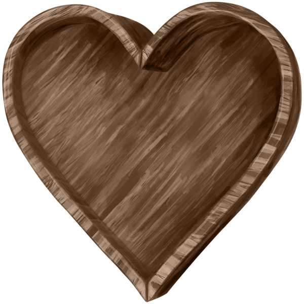 This png image - Wooden Heart Decor Transparent Clipart, is available for free download