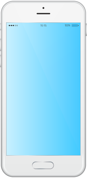 This png image - Mobile Phone White PNG Clip Art Image, is available for free download