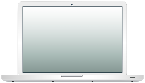 This png image - White Laptop PNG Clipart, is available for free download