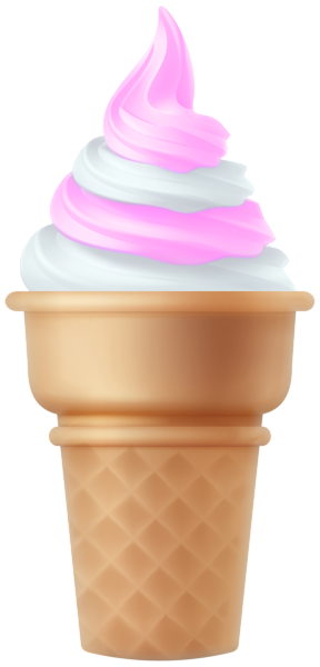 This png image - Bicolor Ice Cream Cone PNG Clipart, is available for free download