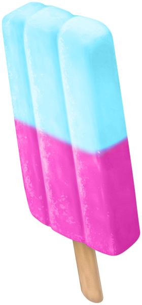 This png image - Bicolor Popsicle Ice Cream Clipart, is available for free download