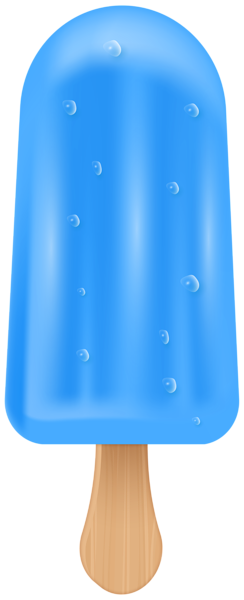 This png image - Blue Popsicle Ice Cream PNG Transparent Clipart, is available for free download