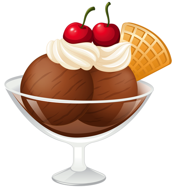 This png image - Chocolate Ice Cream Sundae Transparent Picture, is available for free download