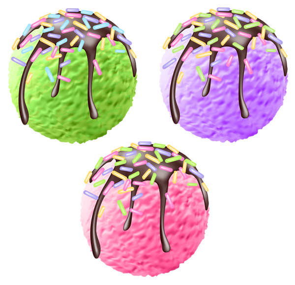 This png image - Ice Cream Balls Transparent PNG Clipart, is available for free download