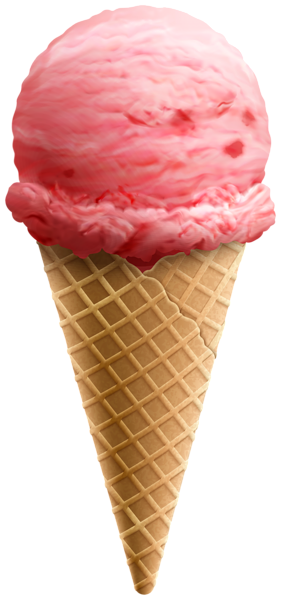 This png image - Ice Cream Cone Pink PNG Clipart, is available for free download